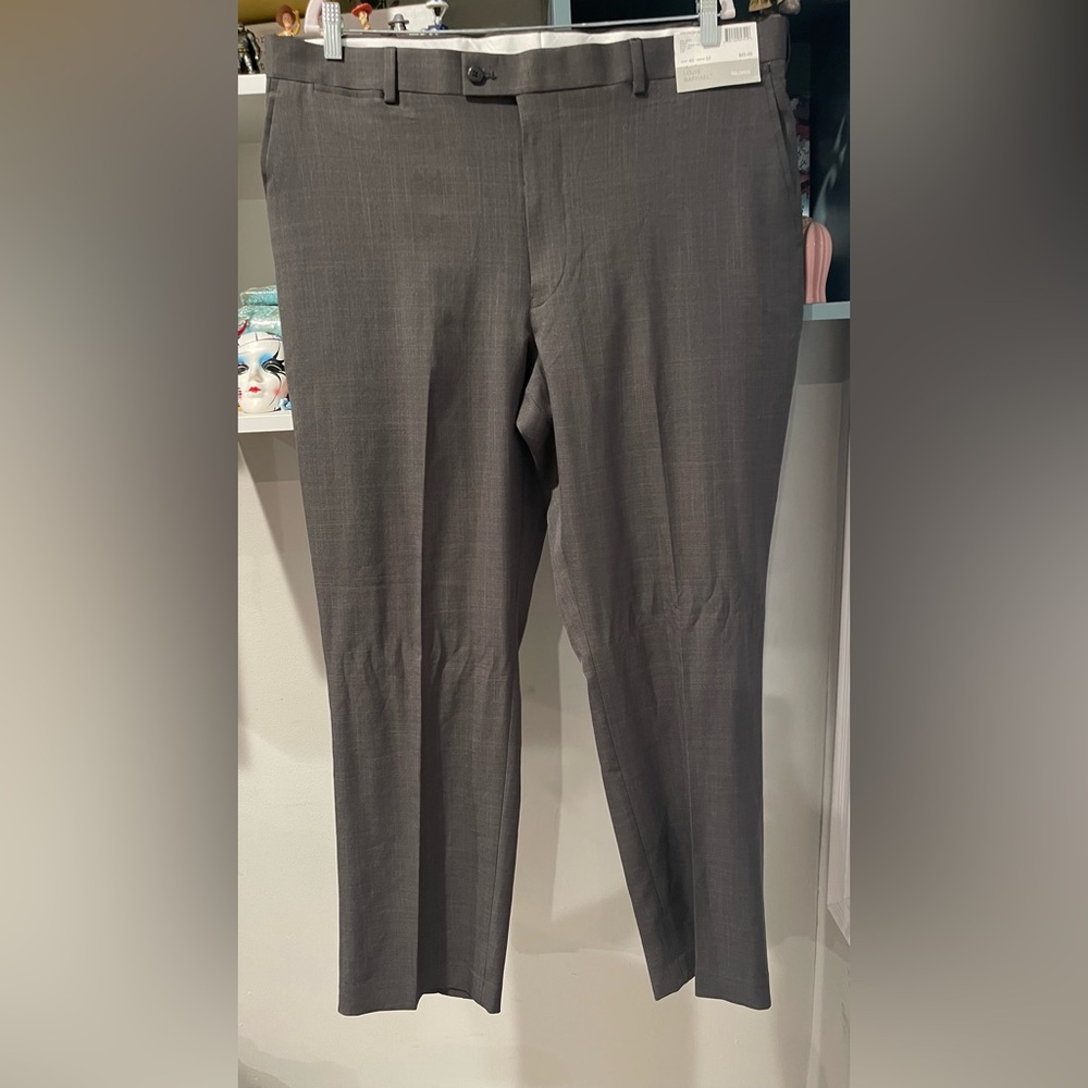 Louis Raphael Tailored Mid Grey Dress Pants‎